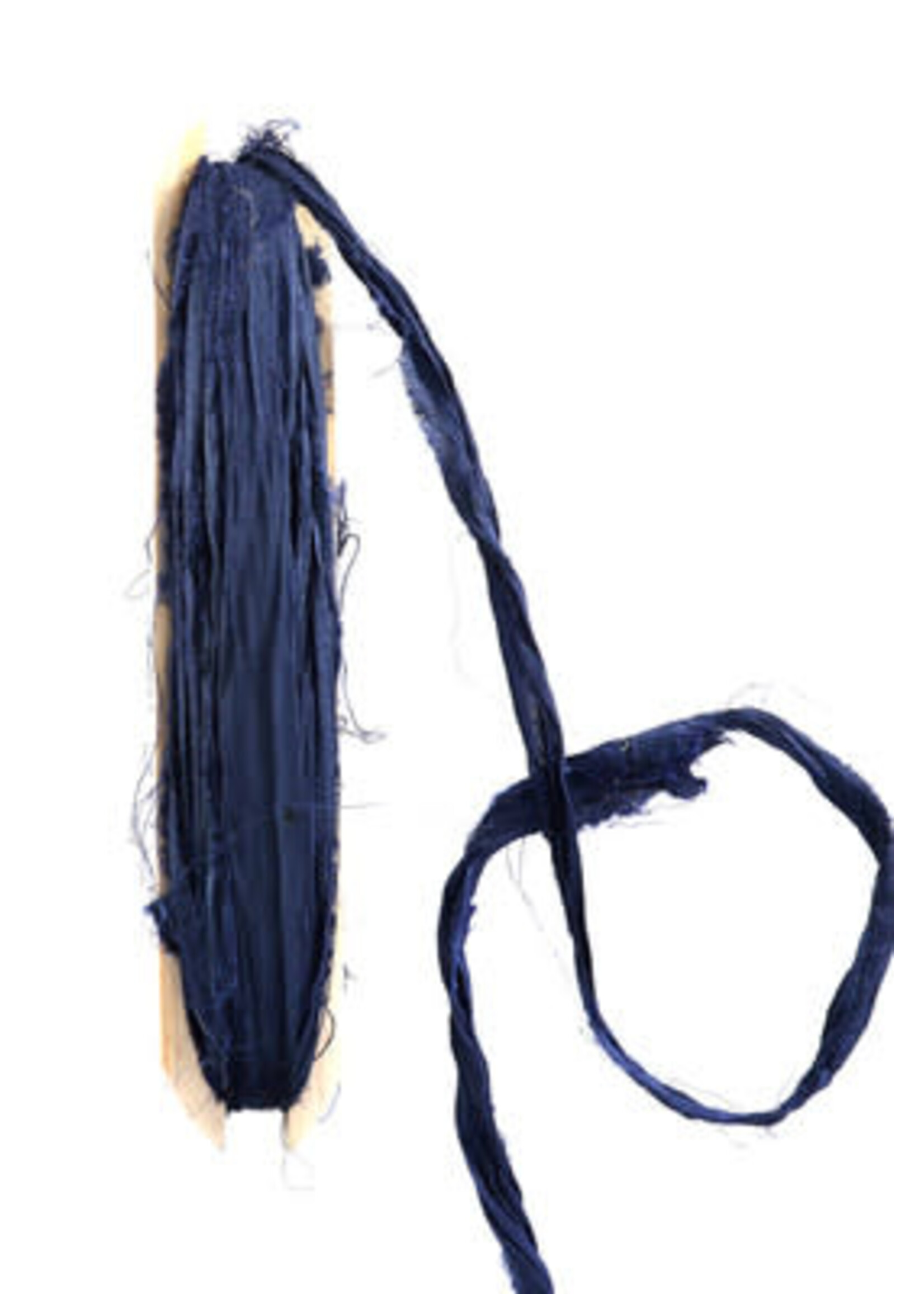 Silk Ribbon - Navy