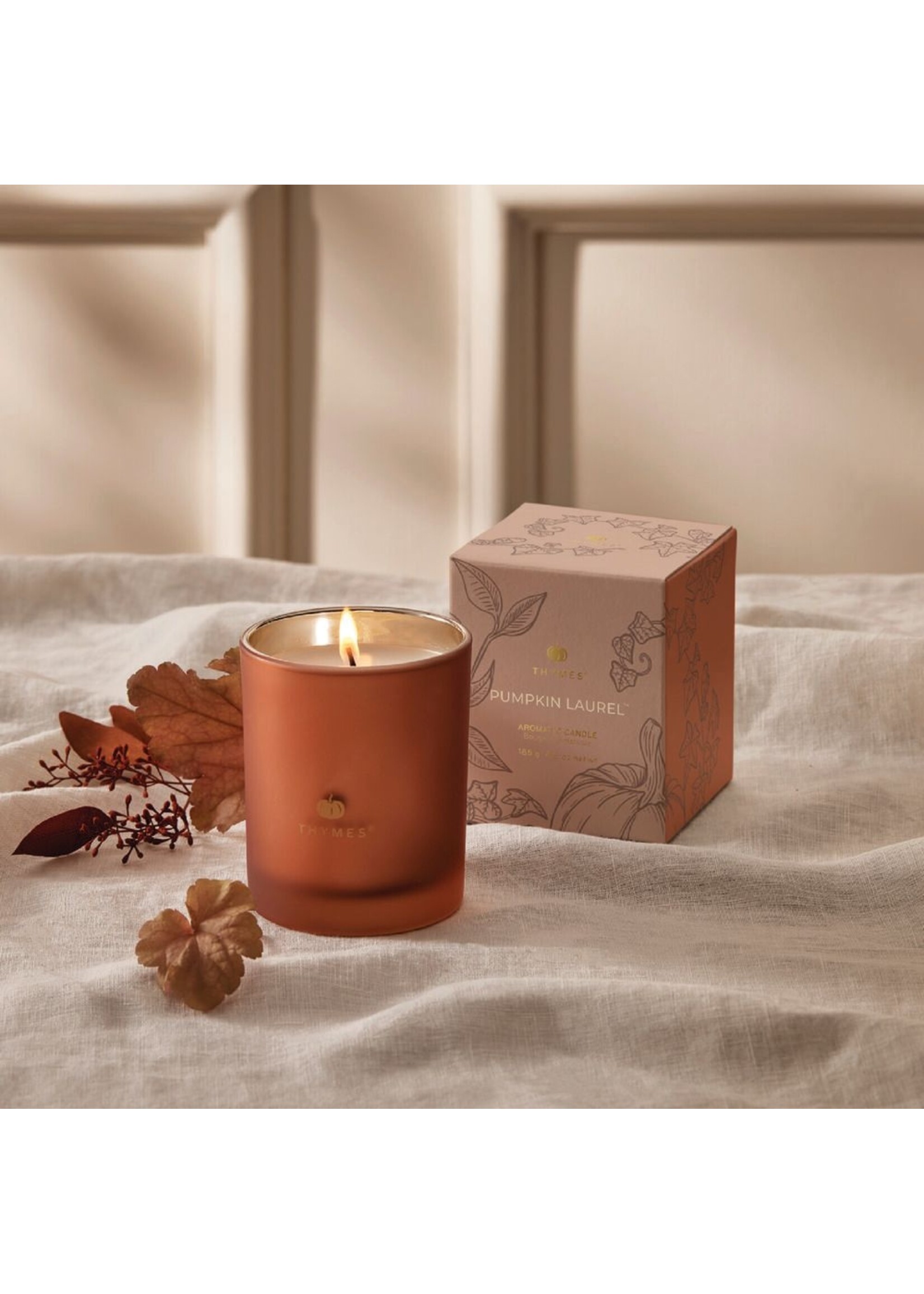 Thymes Pumpkin Laurel Candle 6.5 oz