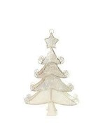 Ornament- Tree - Capiz with Star 6"