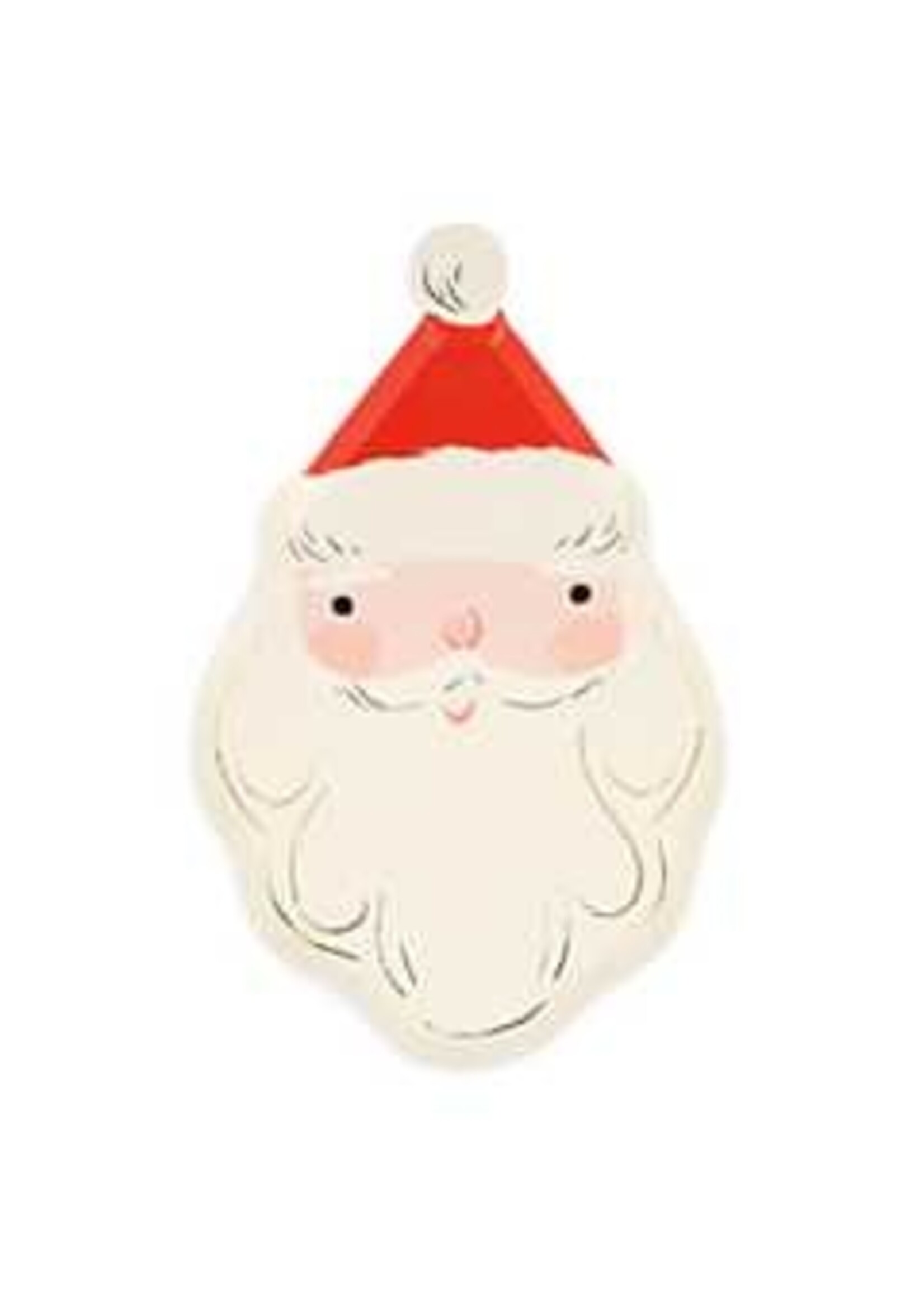 Meri Meri Paper Plates - Jolly Christmas Santa