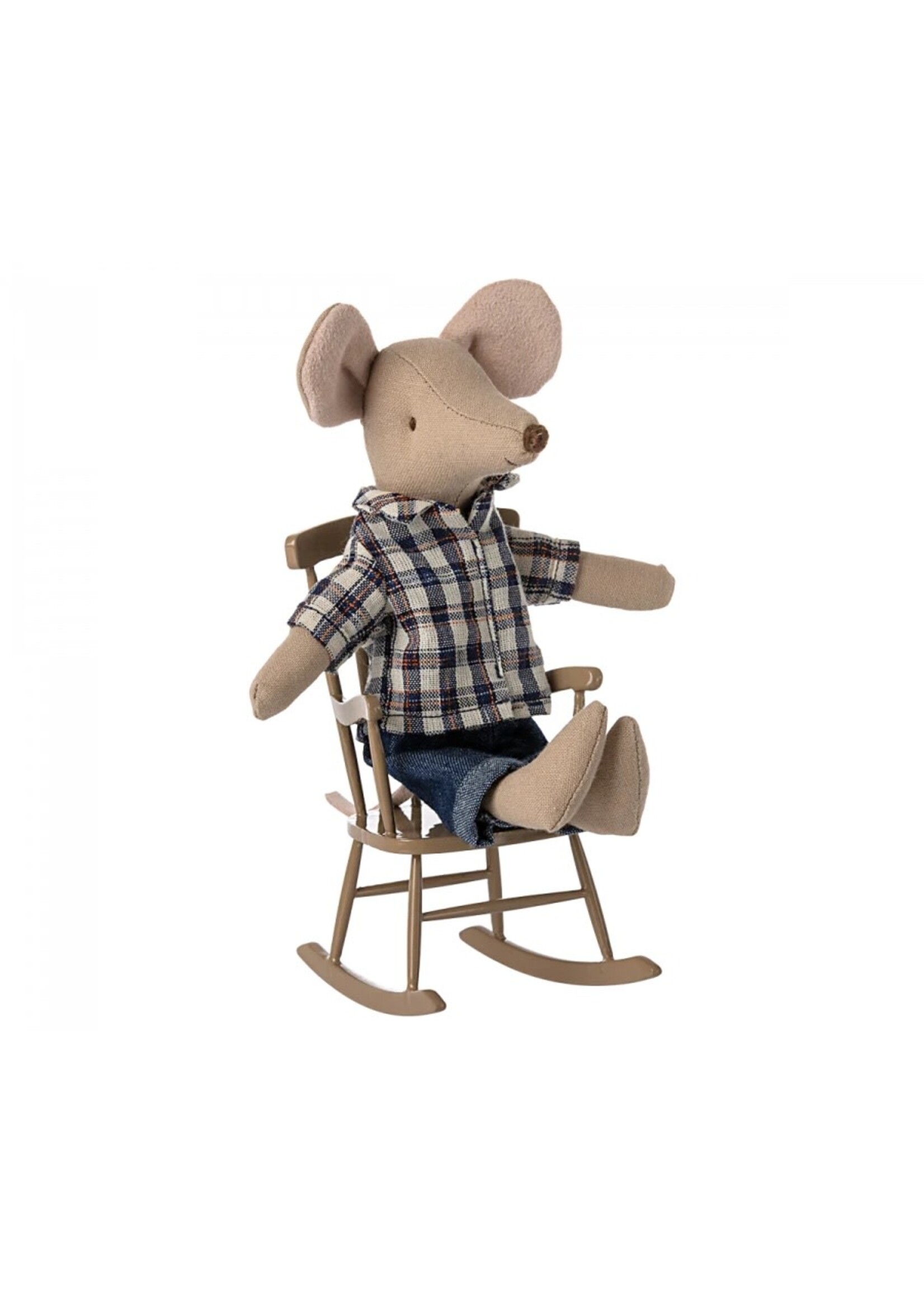 Maileg Rocking Chair - Mouse Light Brown