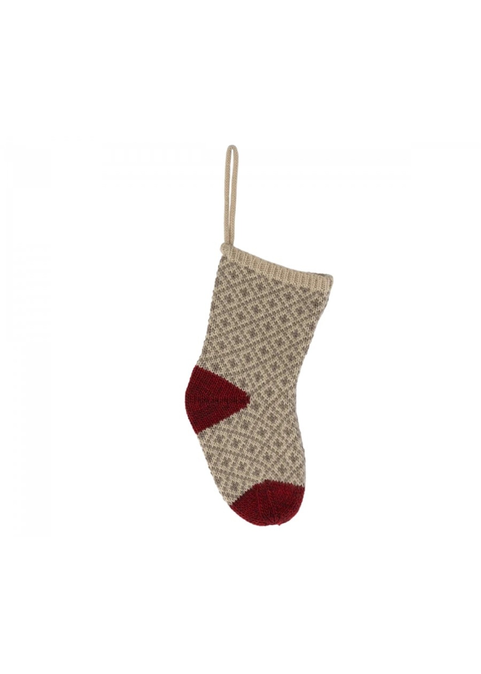 Maileg Christmas Stocking - Soft Grey