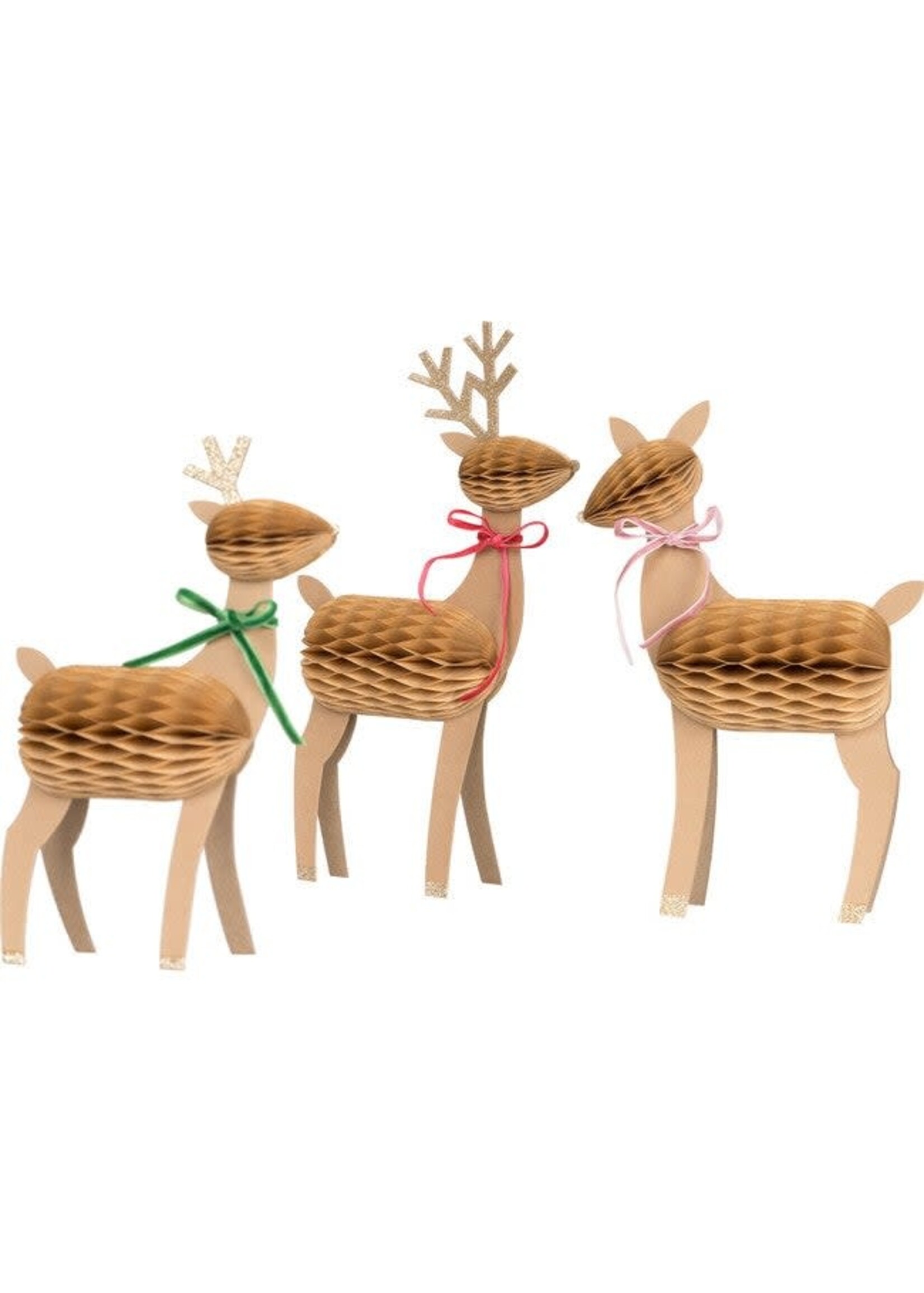 Meri Meri Honeycomb Reindeer Family