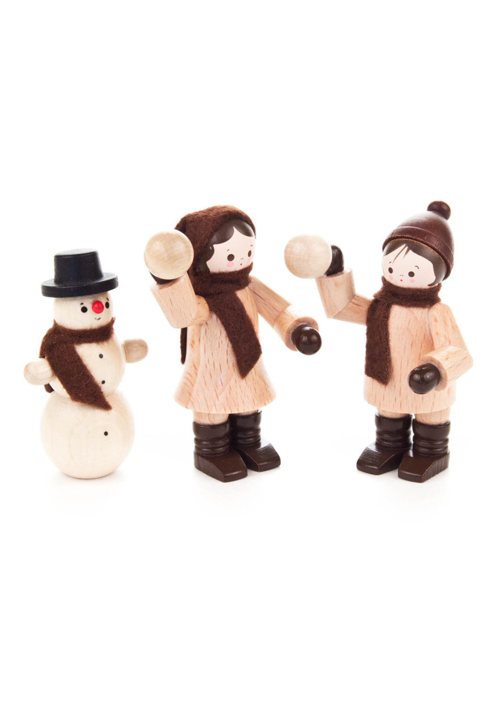 Winter Children with Snowman (3)