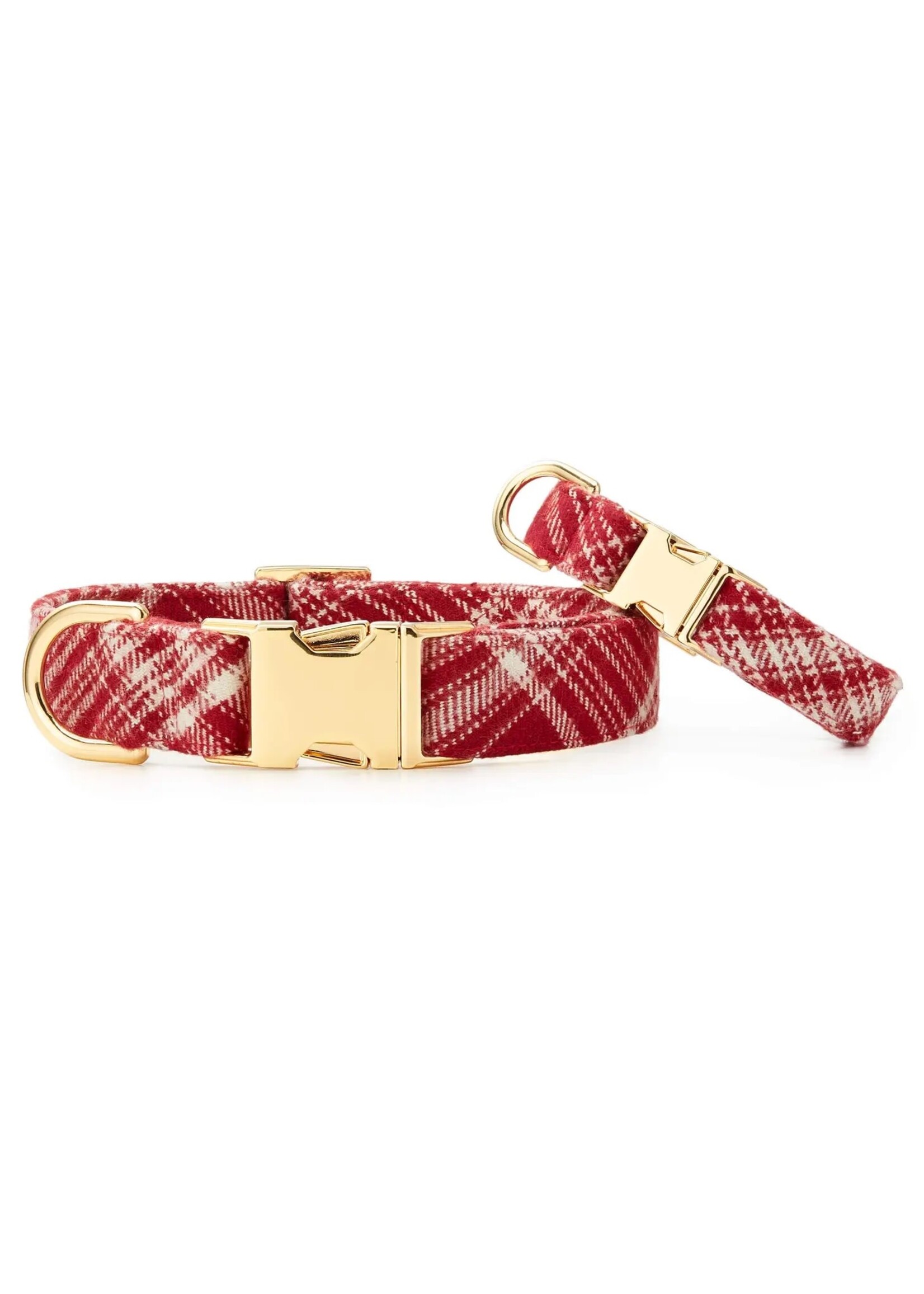 The Foggy Dog Marsala Plaid Collar