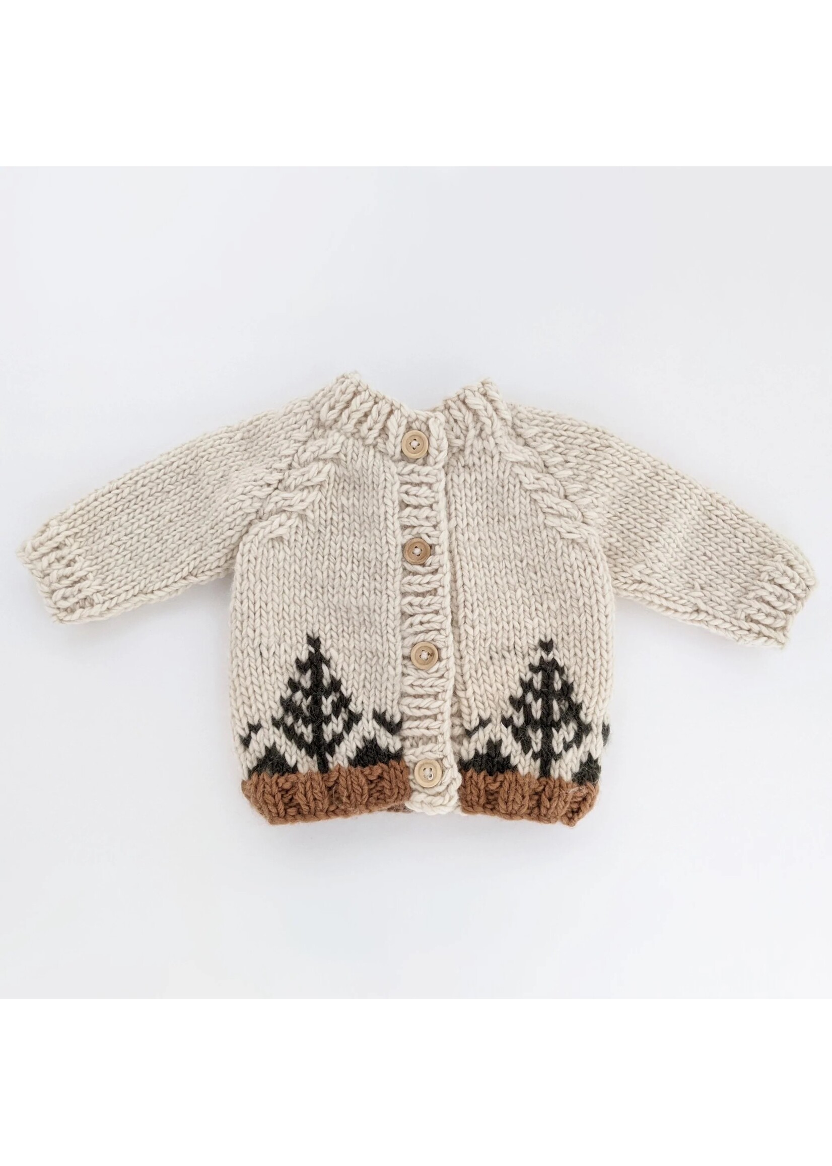 Baby Cardigan Sweater - Forest