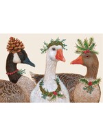 Hester & Cook Paper Placemats - Festive Geese (24 sheets)