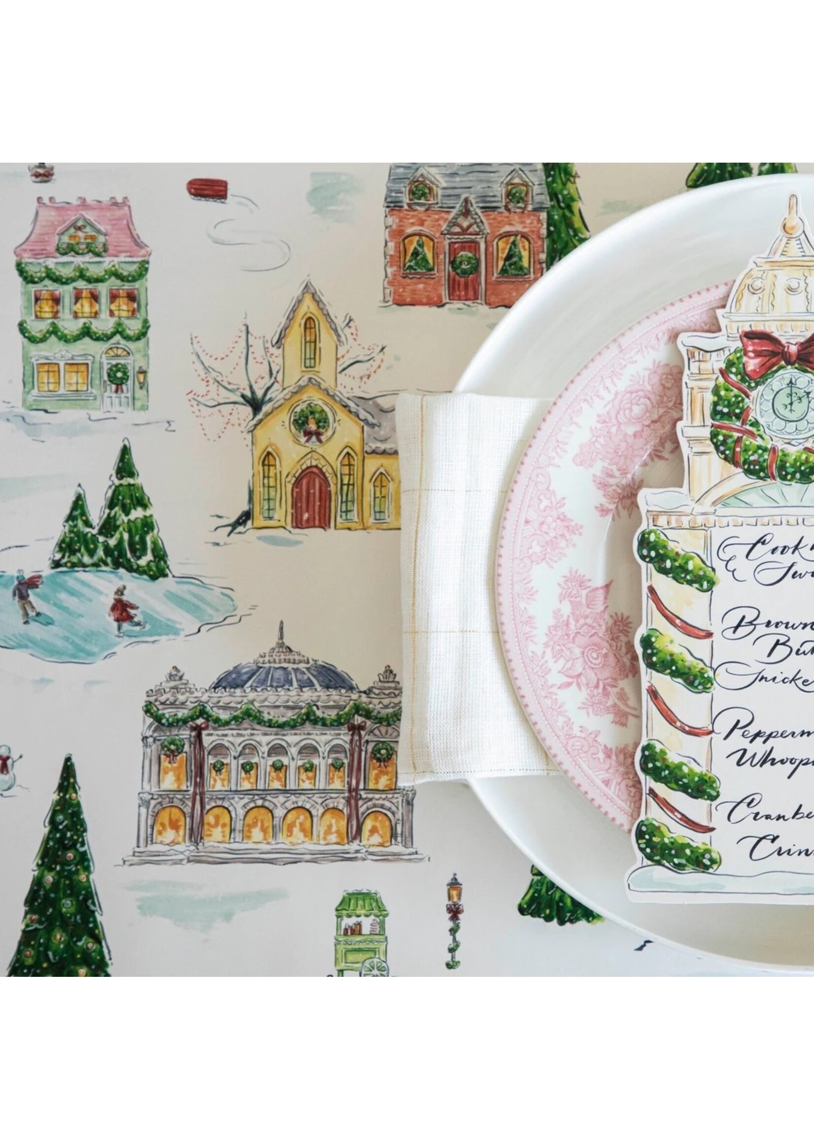 Hester & Cook Paper Placemats - Home for the Holidays (24 sheets)