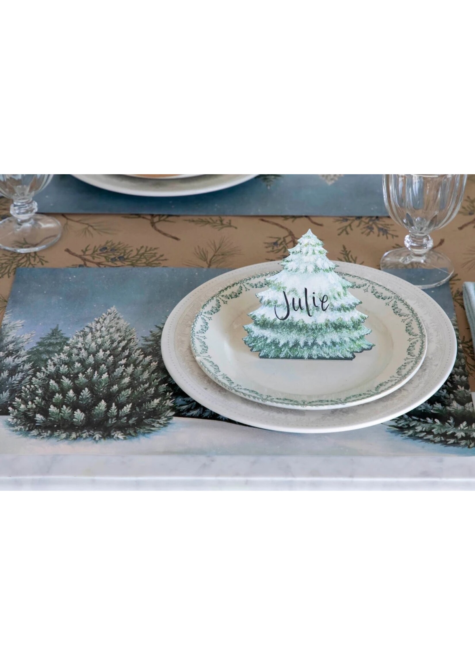 Hester & Cook Place Cards - Evergreen (pack of 12)