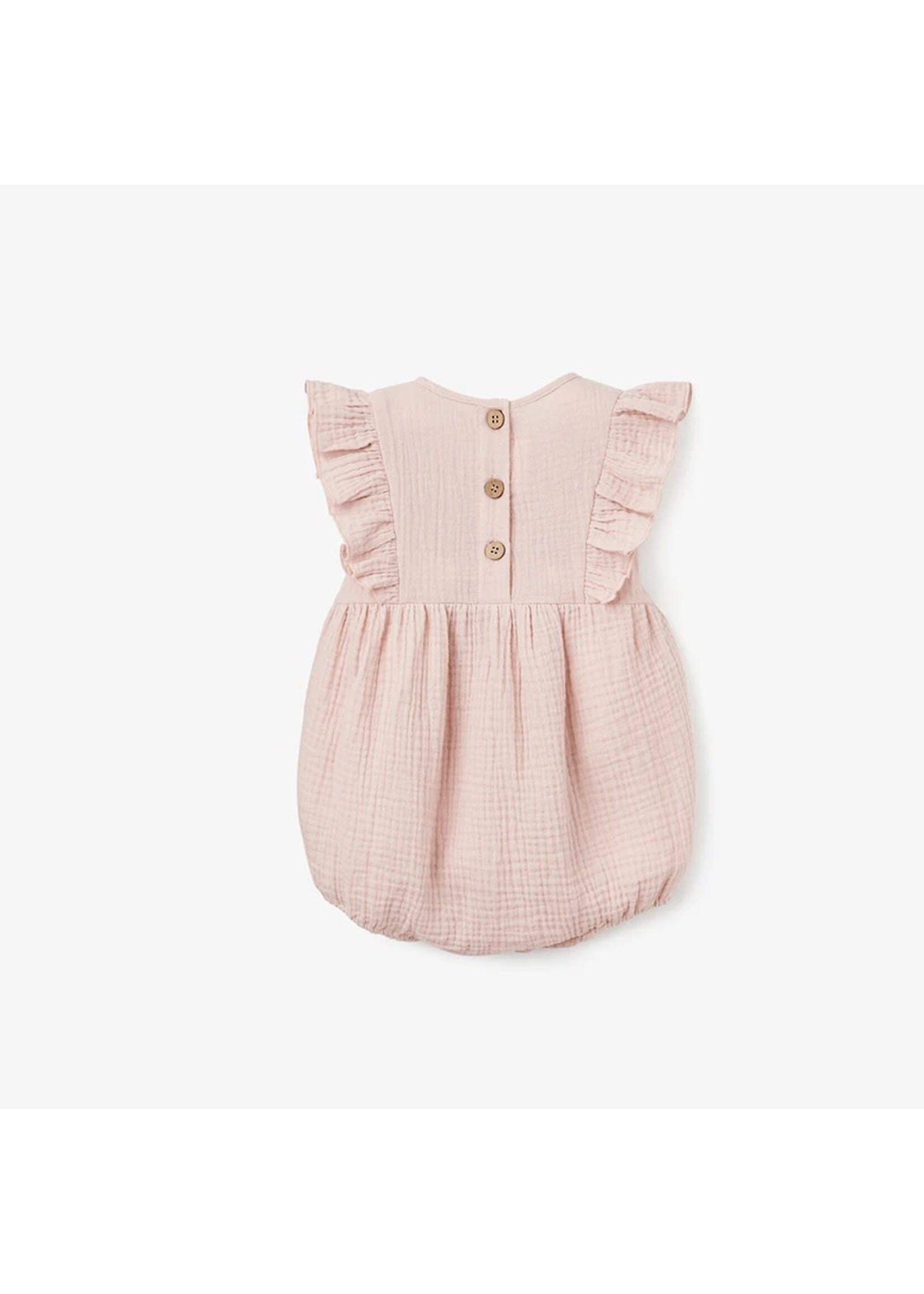 Baby Bubble Romper - Blush