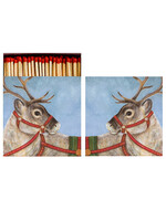 Hester & Cook Box of Matches - Dashing Reindeer