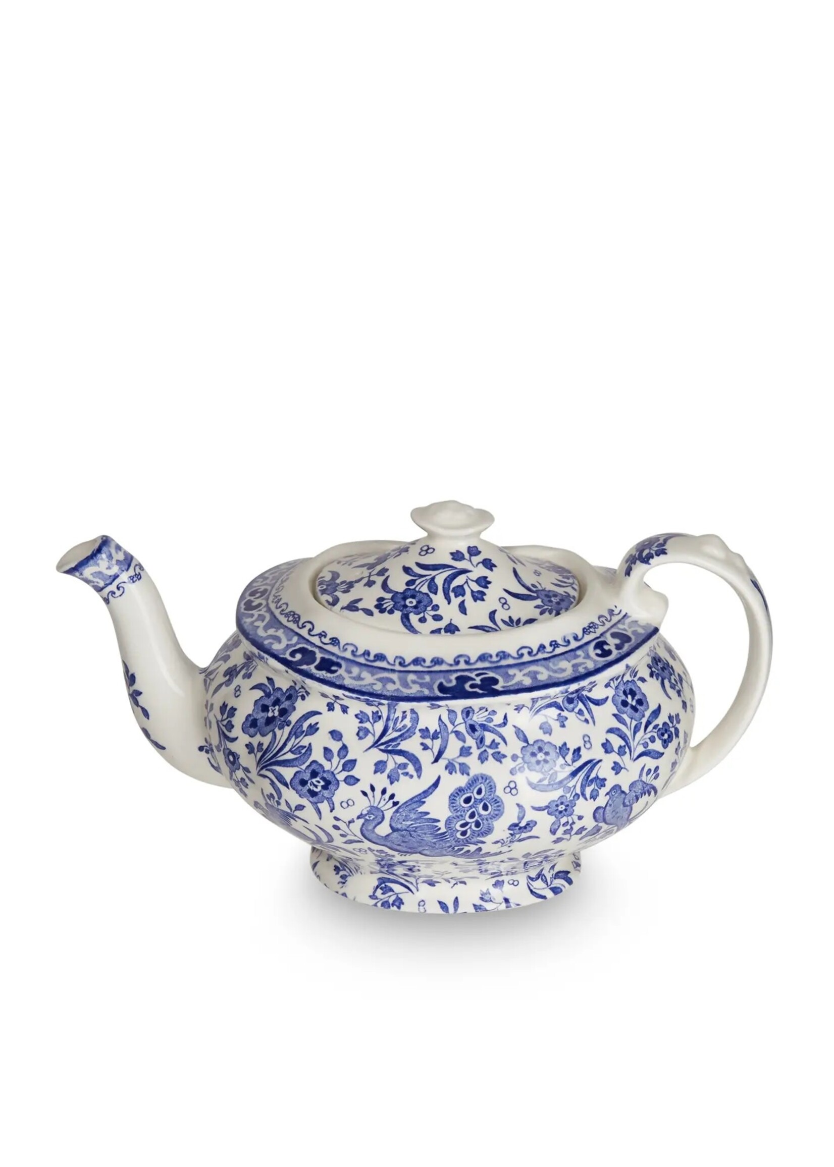 Burleigh Blue Regal Peacock Teapot