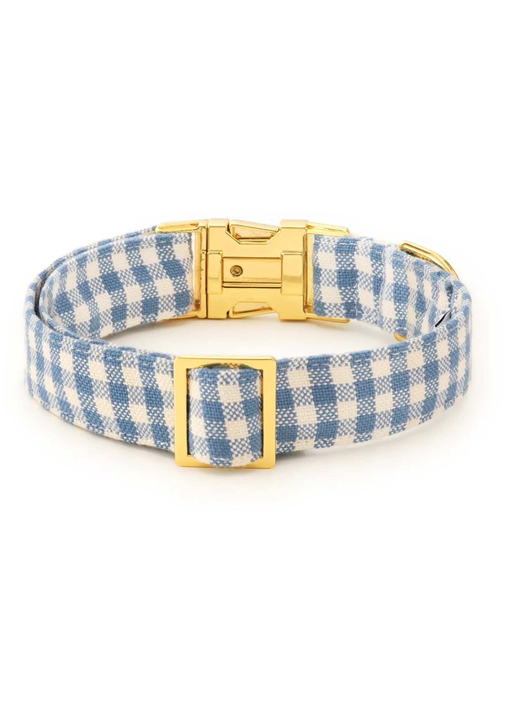 The Foggy Dog Cloud Blue Gingham Collar