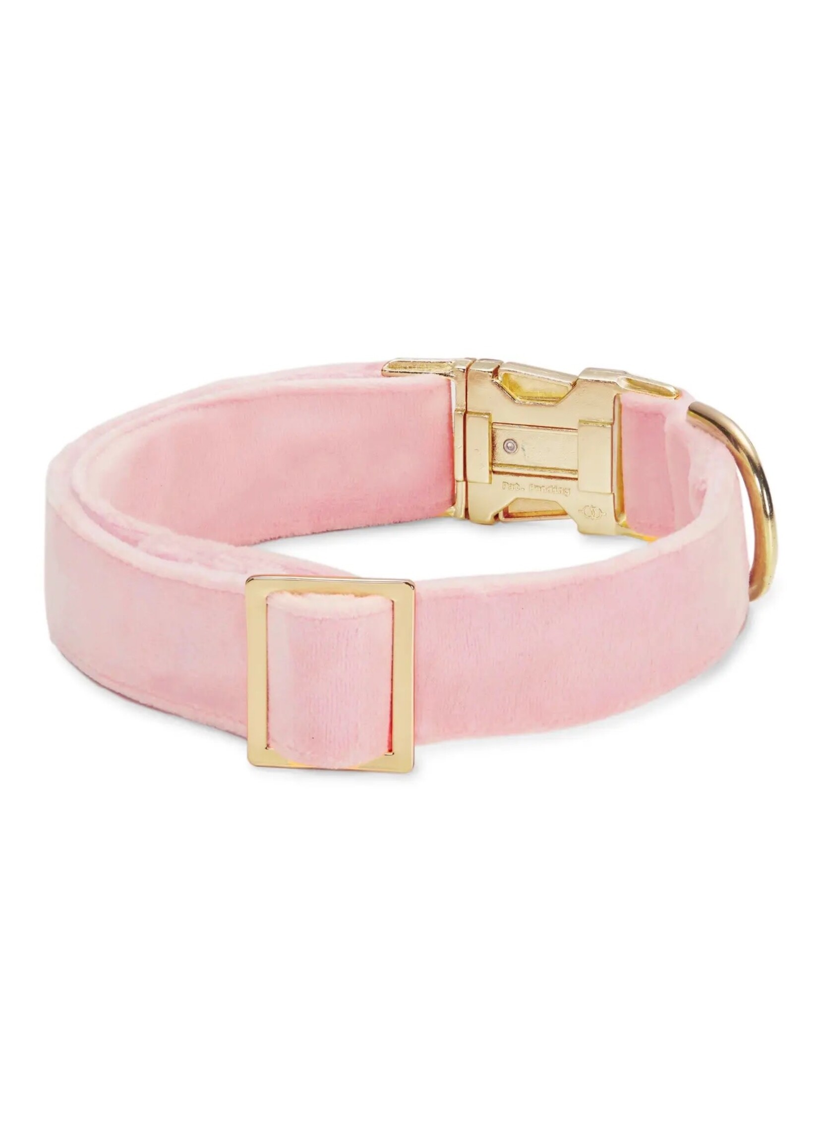 The Foggy Dog Blush Pink Velvet Collar