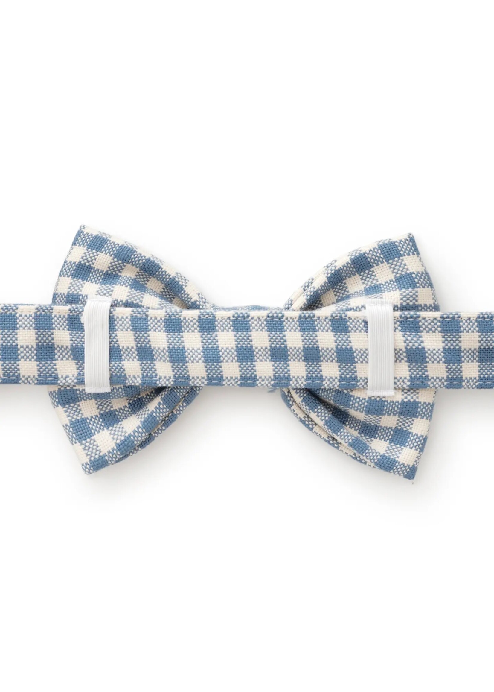 The Foggy Dog Cloud Blue Gingham Bow Tie