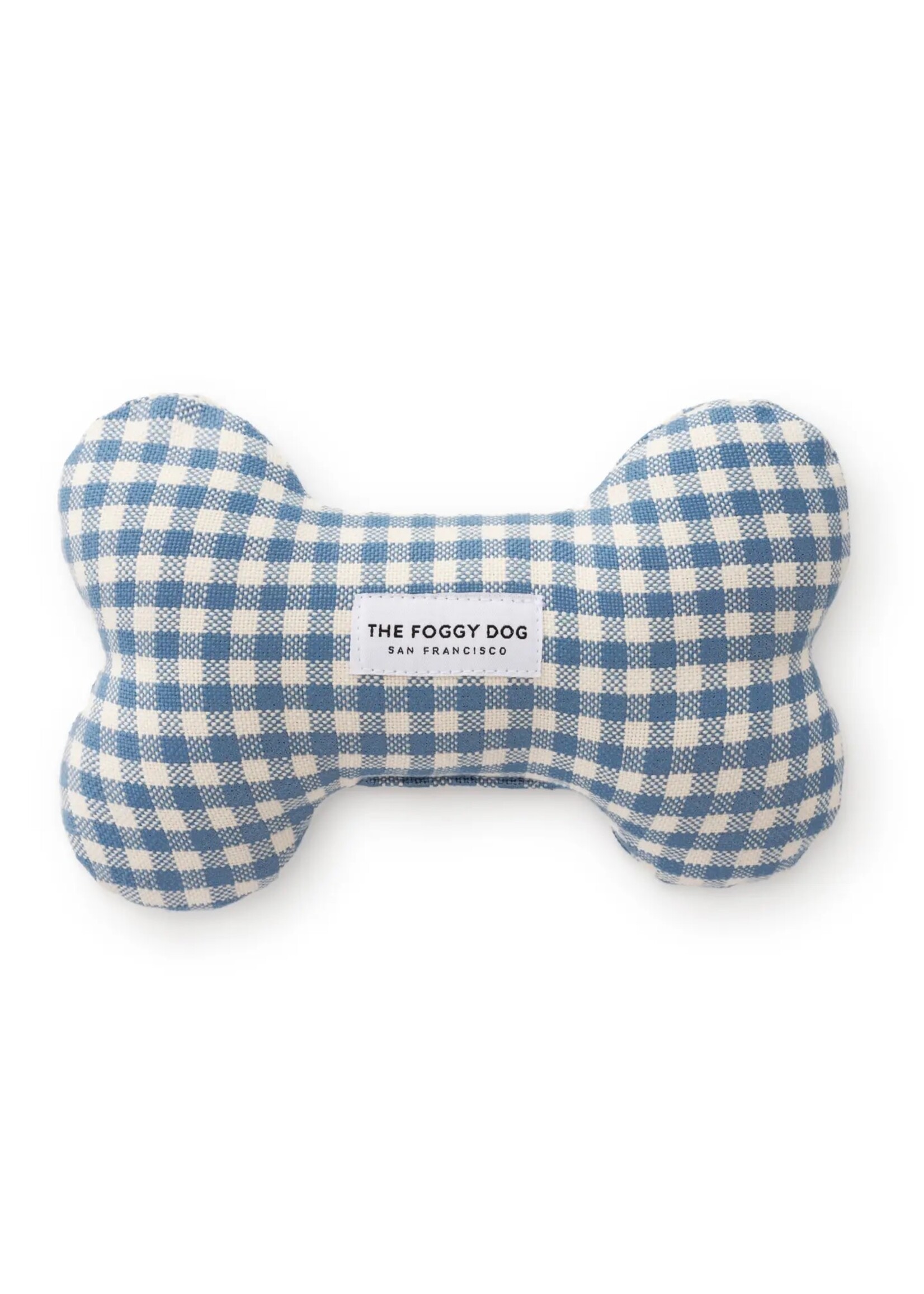 The Foggy Dog Blue Gingham - Squeaky Toy