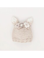 Flower Bunny Natural Hat