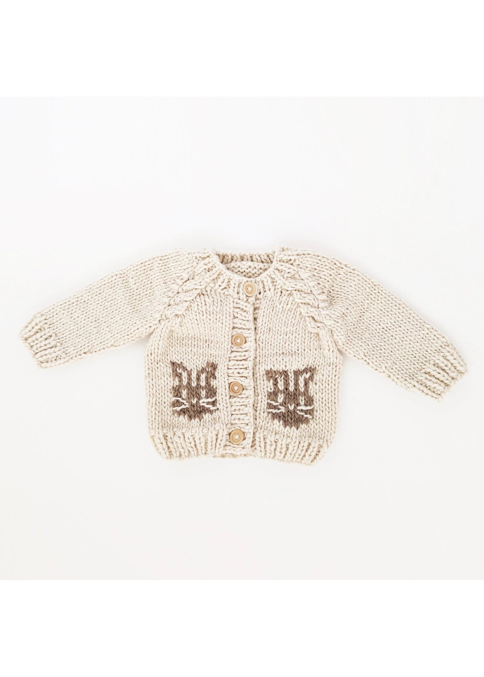 Baby Cardigan Sweater - Whiskers Bunny Rabbit