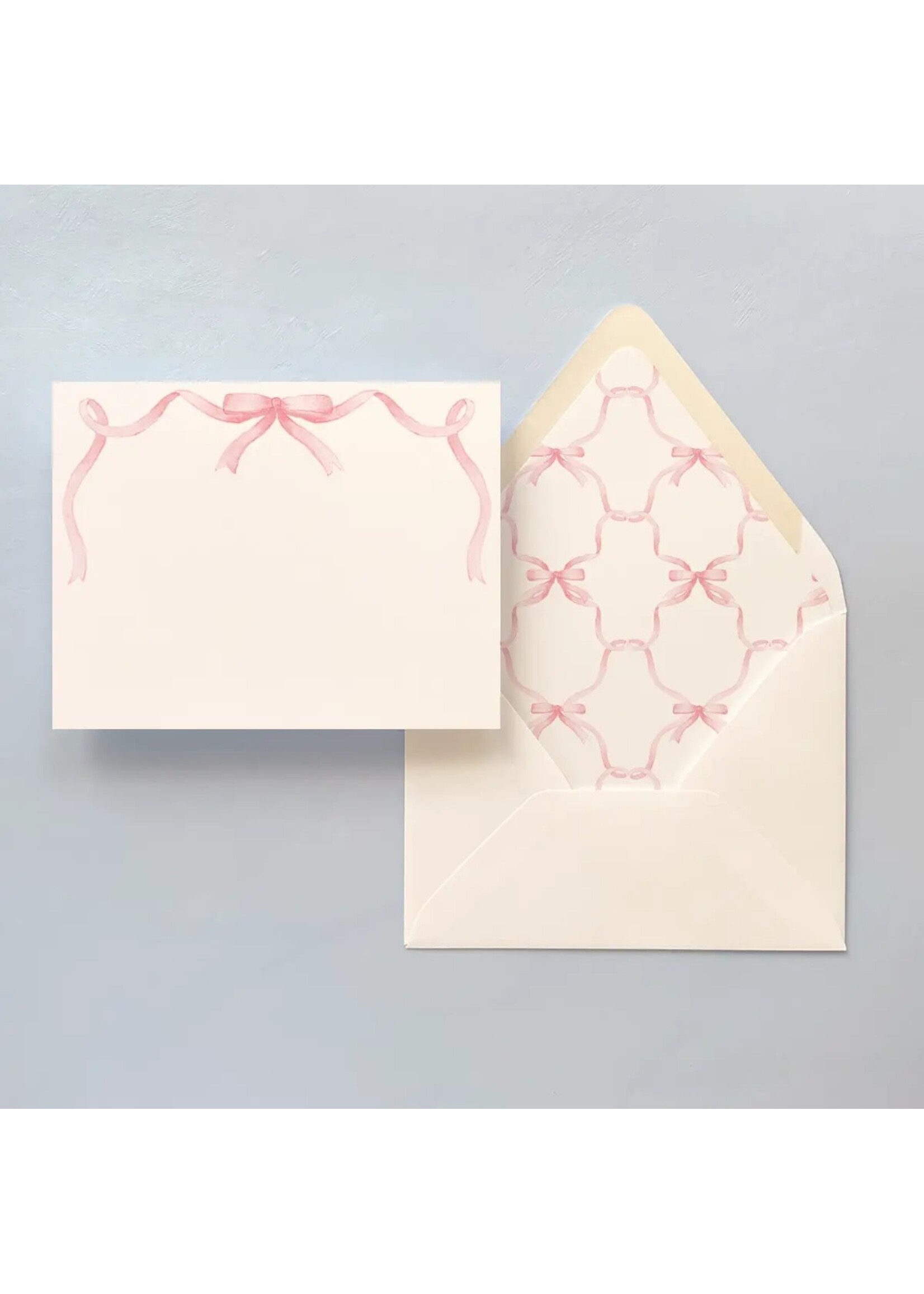 Notecard Set - Pink Bow