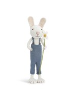 Bunny White with Blue Pants & Marguerite - Big
