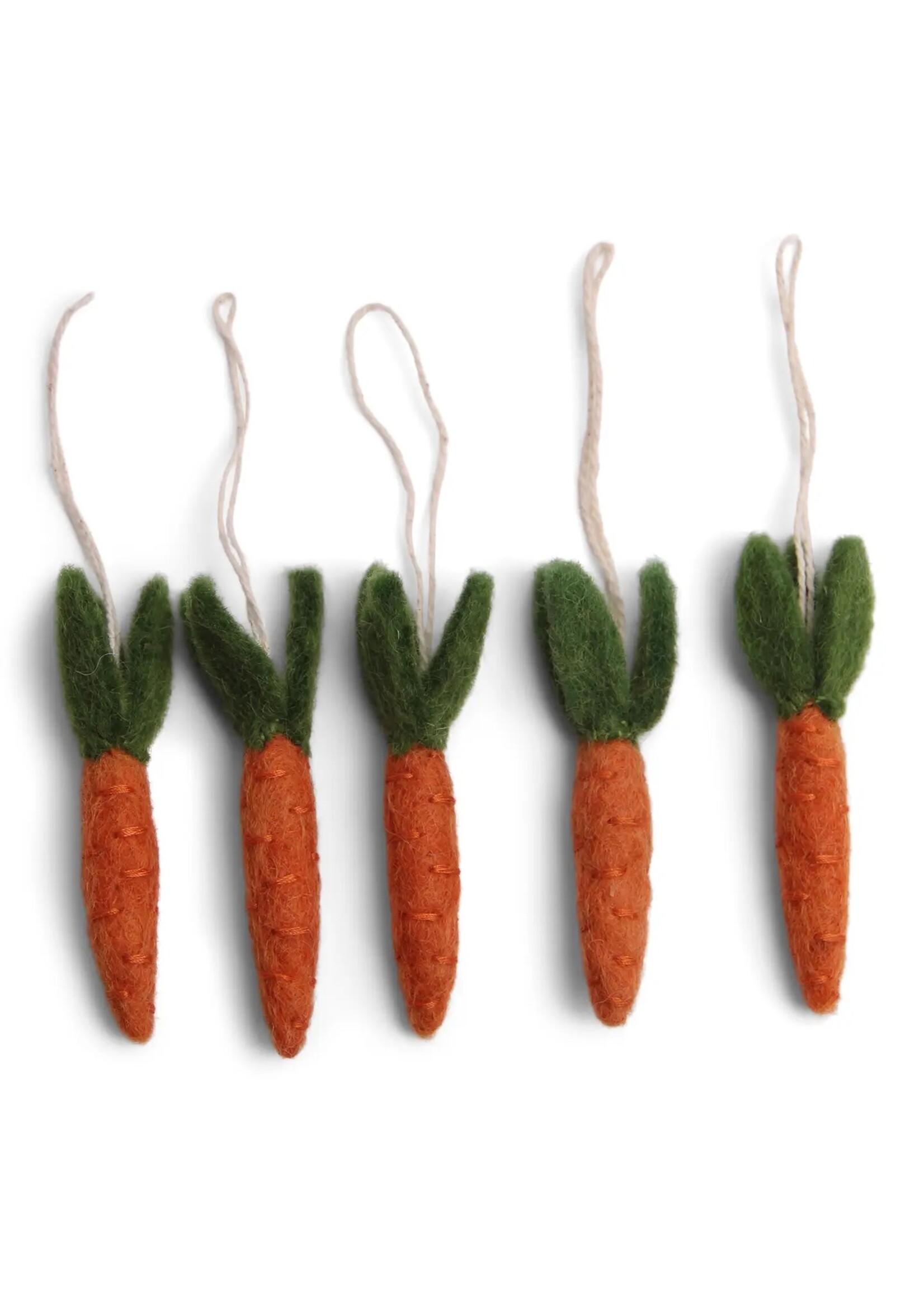 Ornament - Carrots - Set of 5