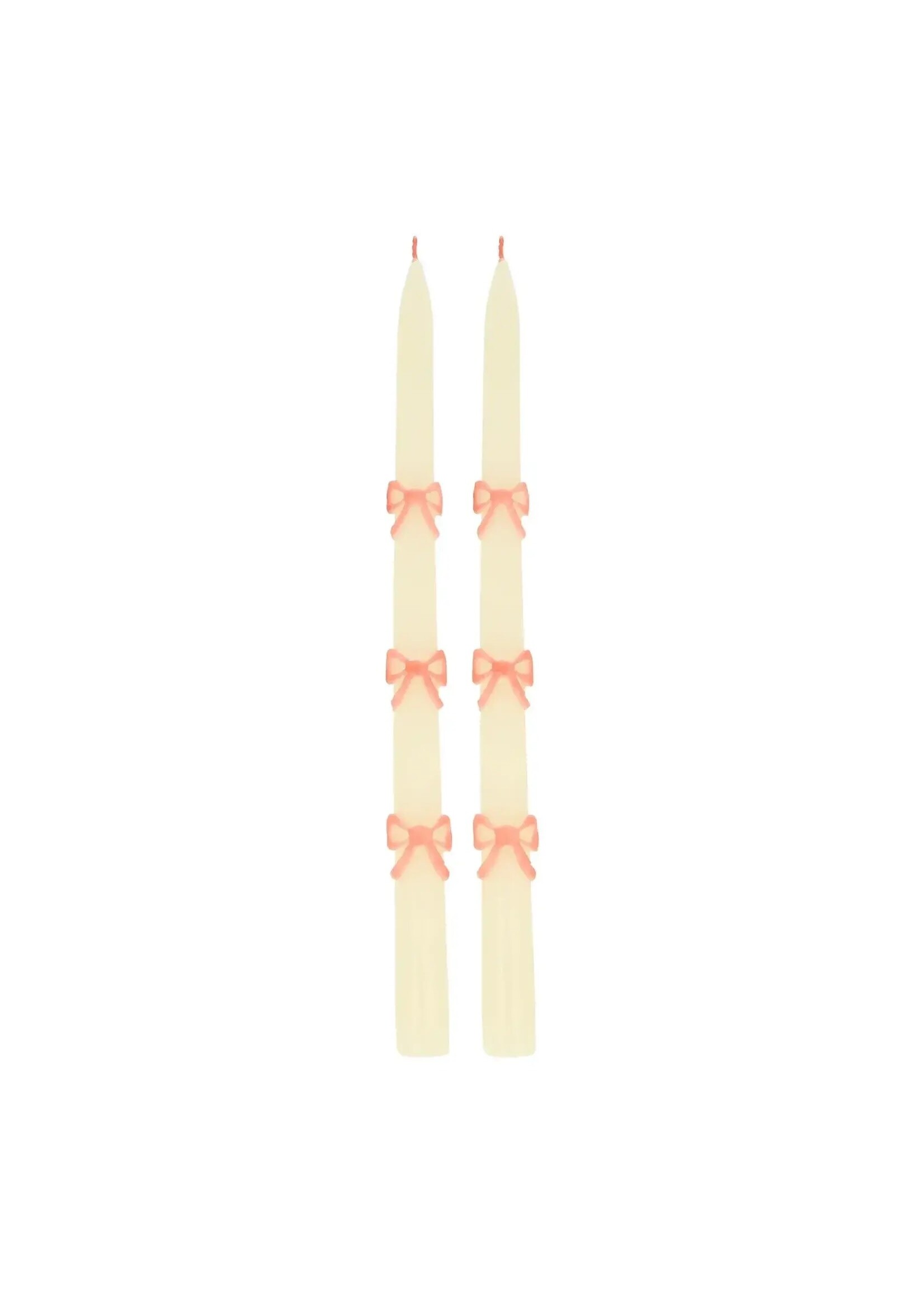 Meri Meri Taper Candle - Pink Bow