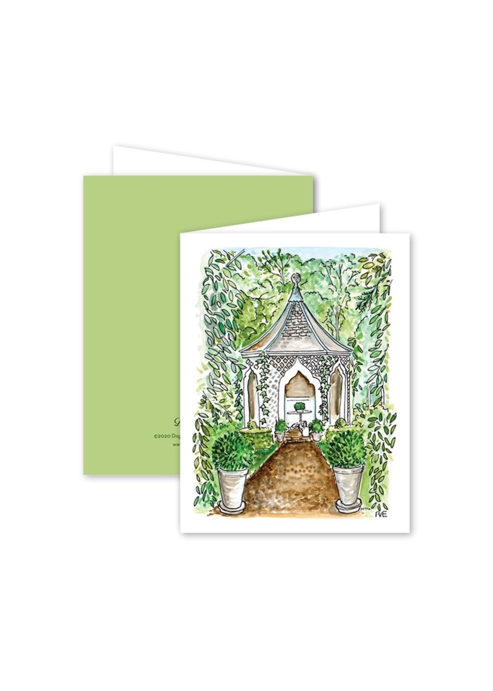 Dogwood Hill Card - Emerald Garden