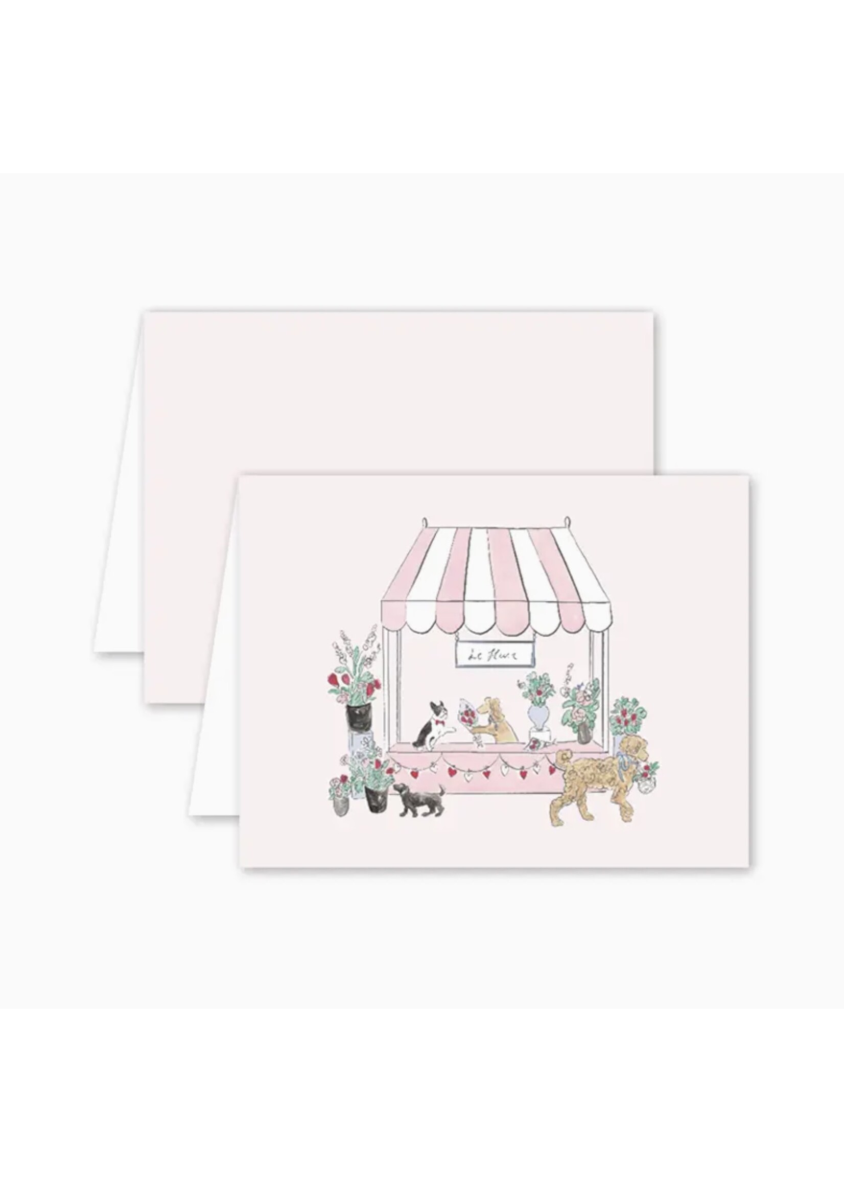 Dogwood Hill Card - Lovely Blooms Pups