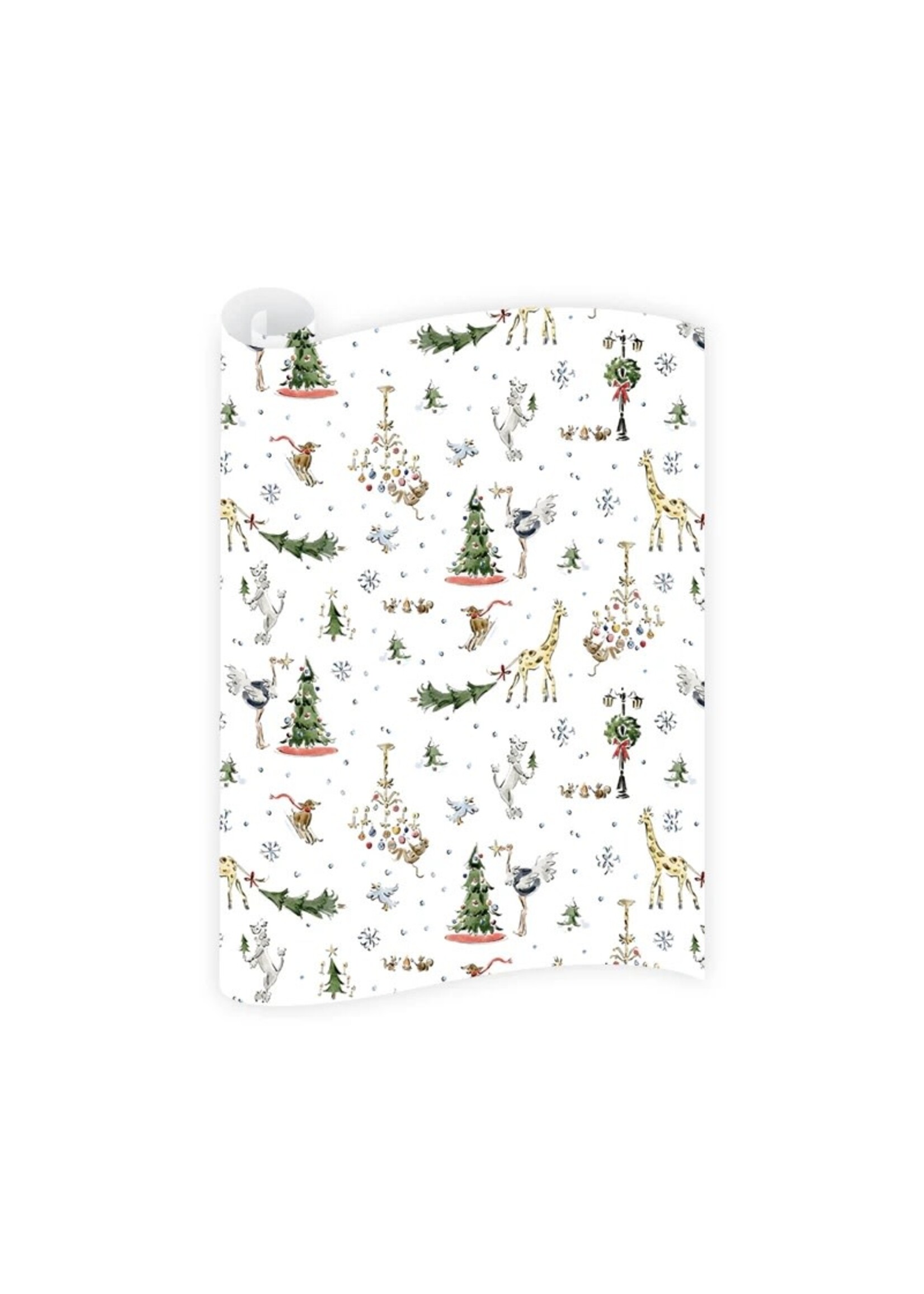 Dogwood Hill Gift Wrap Sheets - Christmas at the Carlyle (3 sheets)