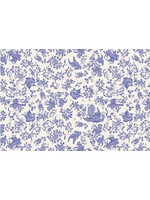 Hester & Cook Paper Placemats - Regal Peacock Blue (24 sheets)