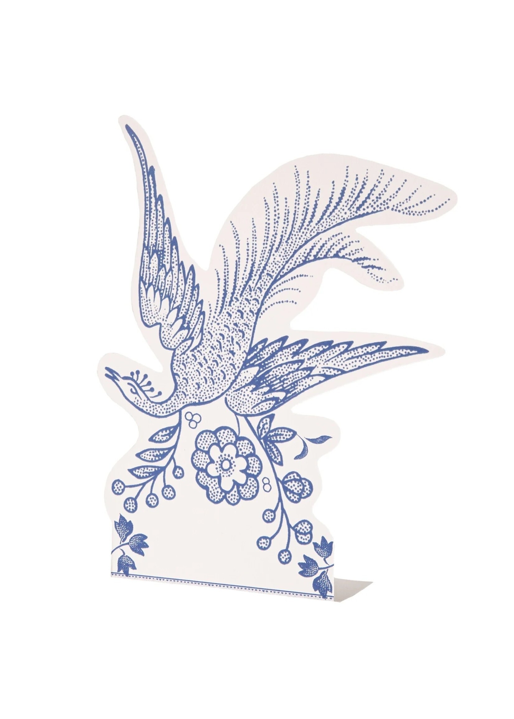 Hester & Cook Place Cards - Asiatic Pheasants Blue (pack of 12)