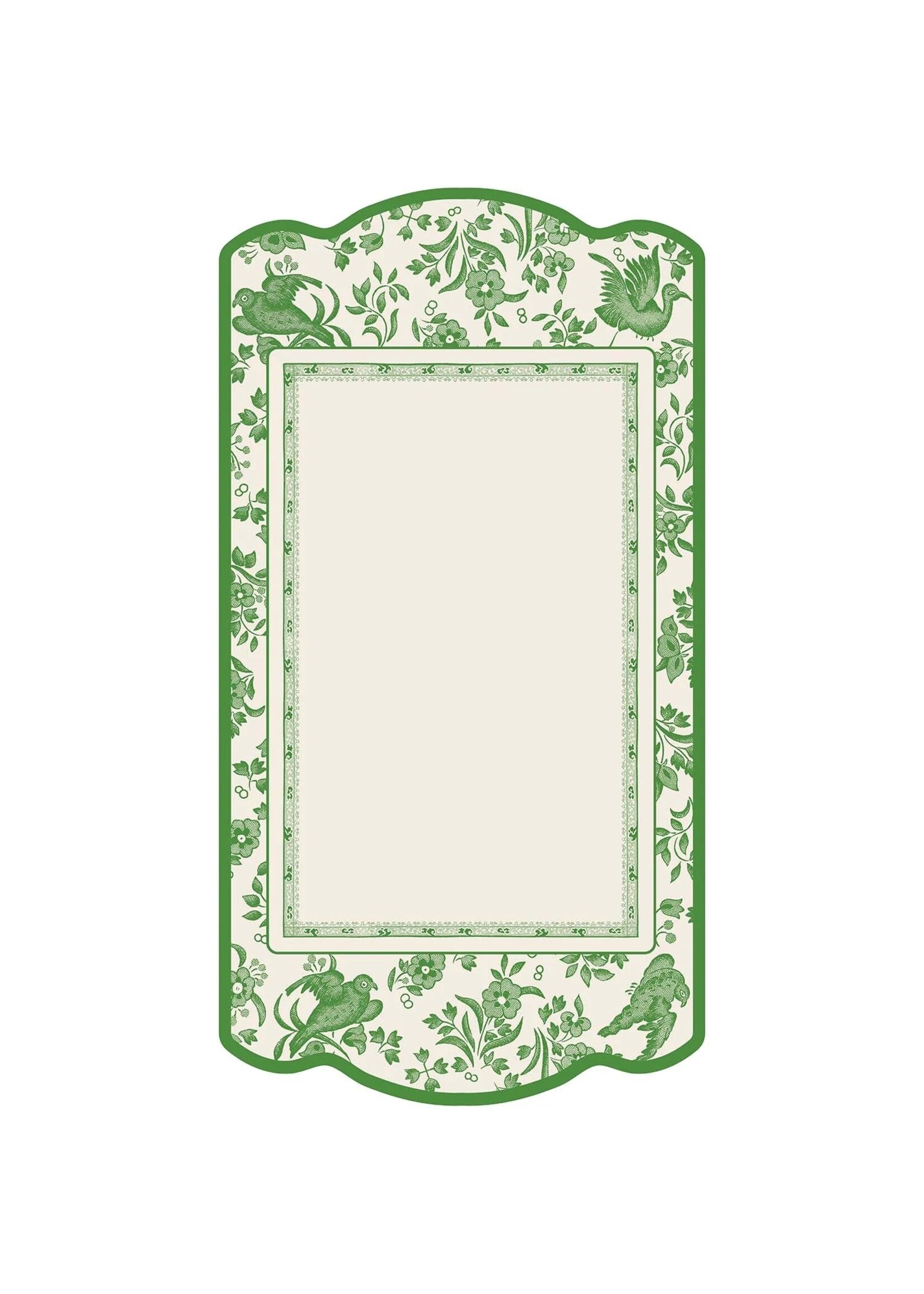 Hester & Cook Table Card - Regal Peacock Green (pack of 12)