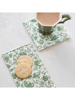 Hester & Cook Paper Guest Napkins - Regal Peacock Green (pack of 16)