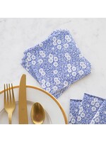 Hester & Cook Paper Cocktail Napkins - Blue Calico (pack of 20)