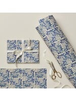 Gift Wrap - Blue Flora (3 sheets)