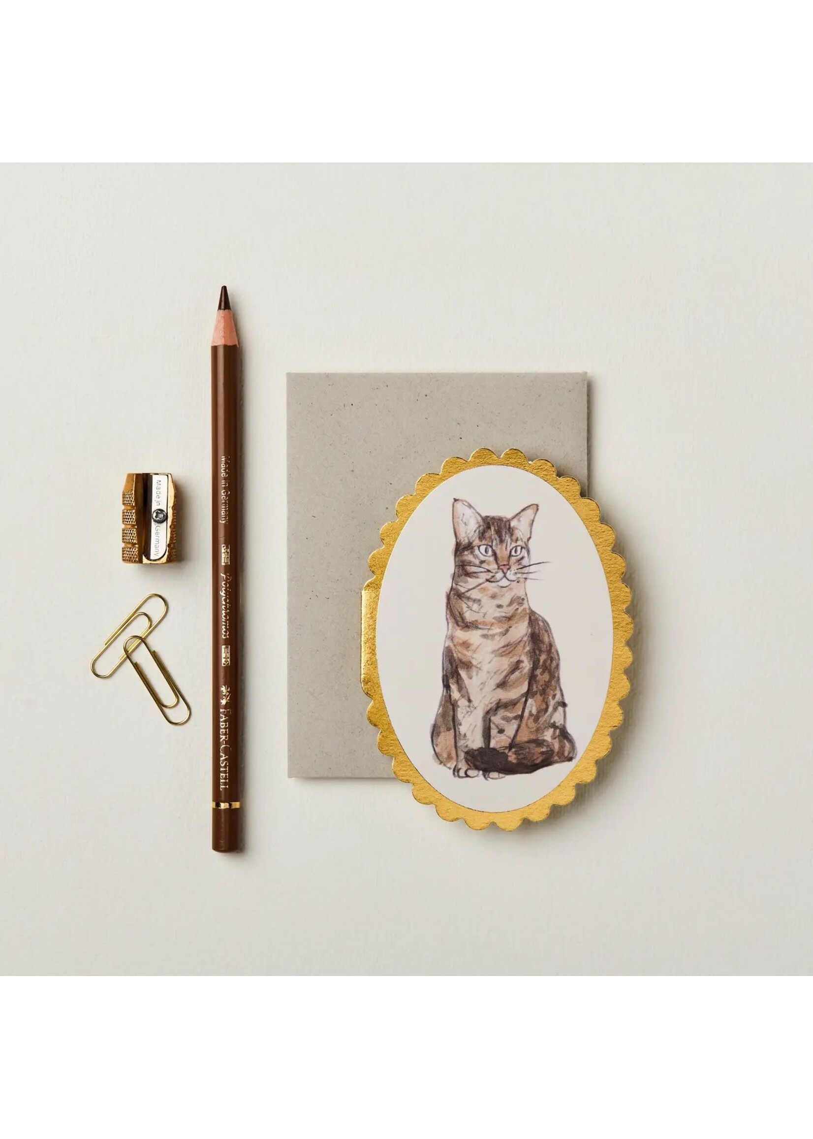Mini Card - Tabby Cat