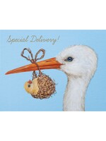 Hester & Cook Card - Baby Stork
