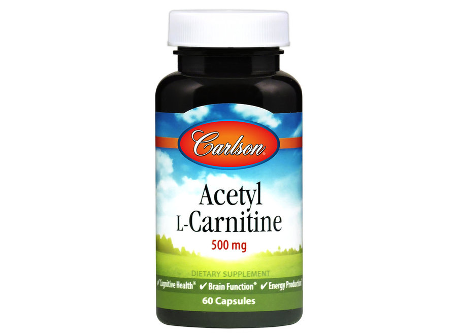 CARLSON Acetyl L-Carnitine 500 mg 60 Caps