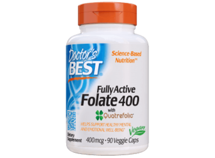 Fully Active Folate with Quatrefolic (400mcg)  90VC