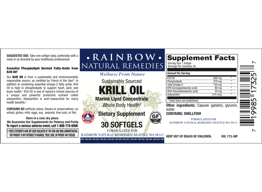 Krill Oil Softgels 30