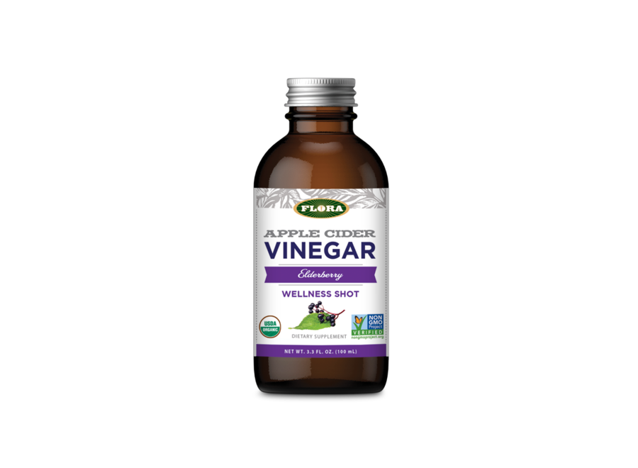 Apple Cider Vinegar- Elderberry Wellness Shot