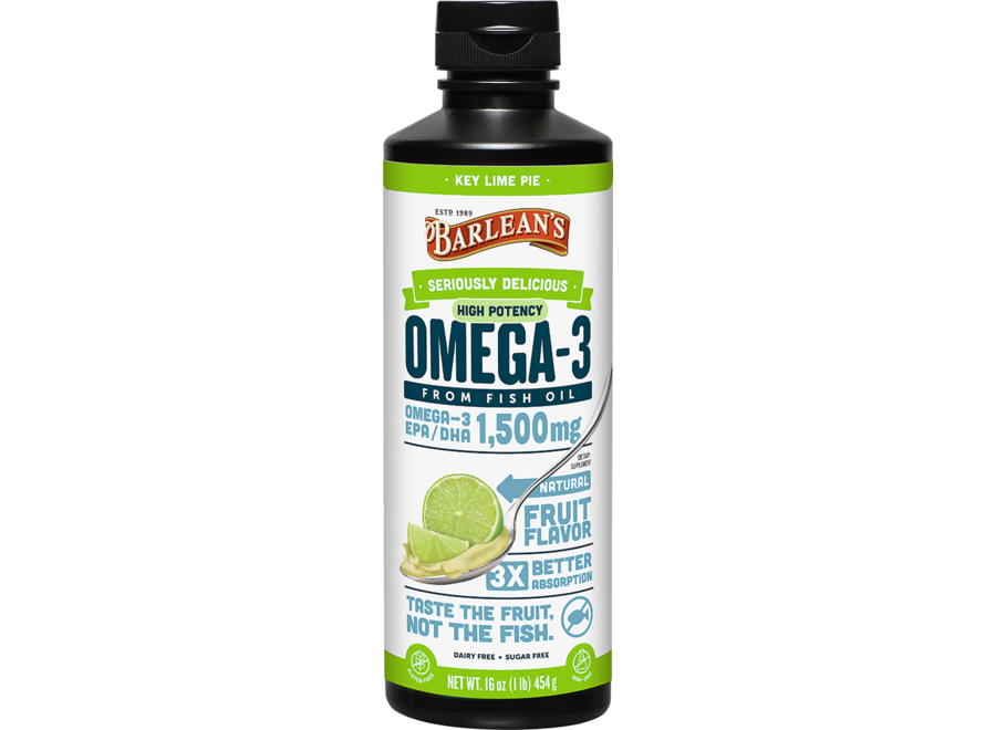 16oz Fish Omega Swirl Key Lime Ultra High Potency