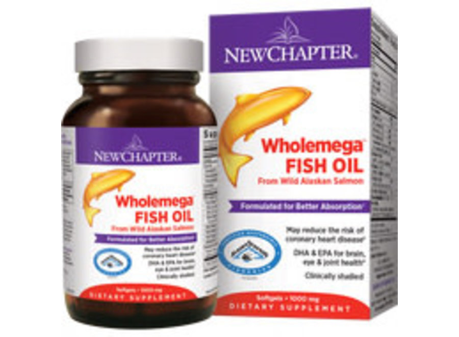 New Chapter Wholemega™  Whole Fish Oil 60 sg