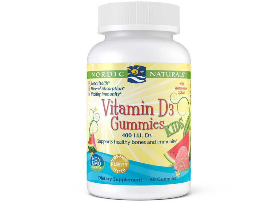 Nordic Vitamin D3 Gummies KIDS, 60ct