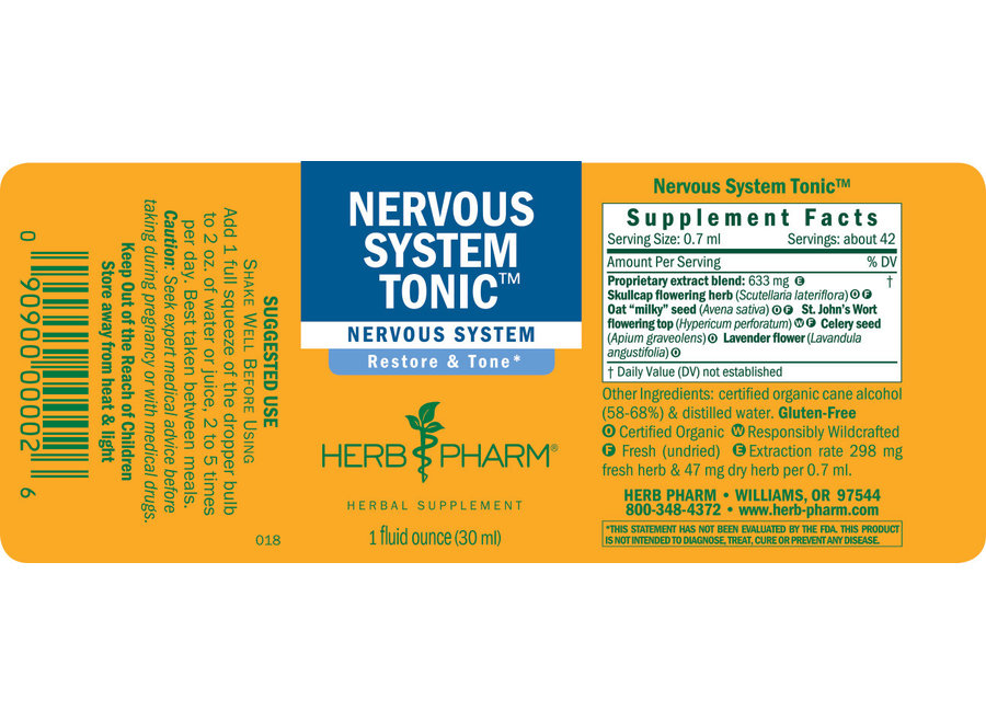 NERVOUS SYSTEM TONIC  1 oz