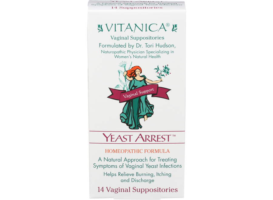 Vitanica Yeast Arrest / 14 count suppositories