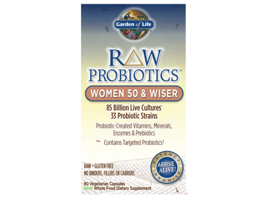 Raw Probiotics Women 50 & Wiser* 90