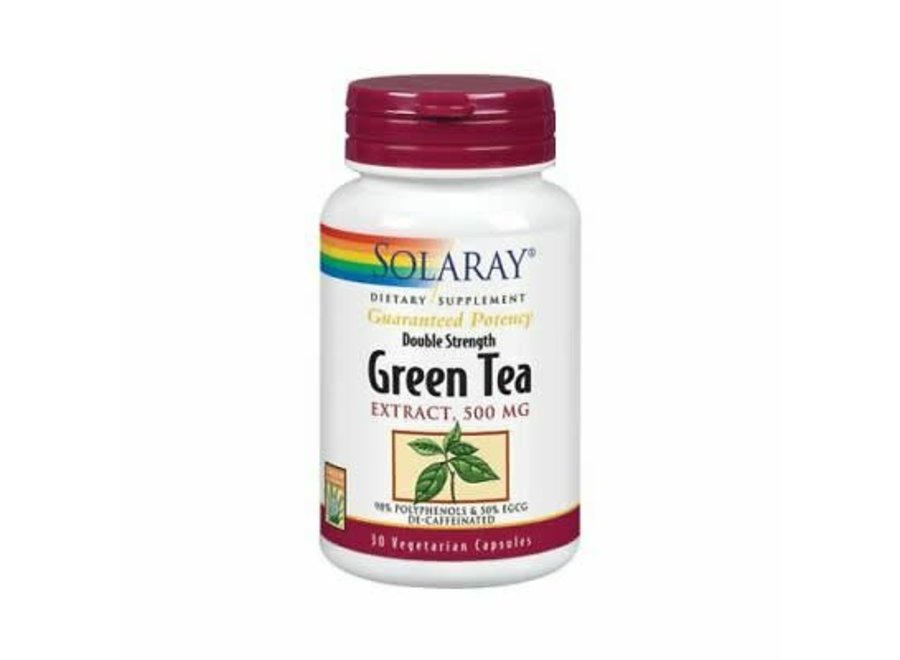 n  Green Tea Leaf Extract, Double 30ct 500mg