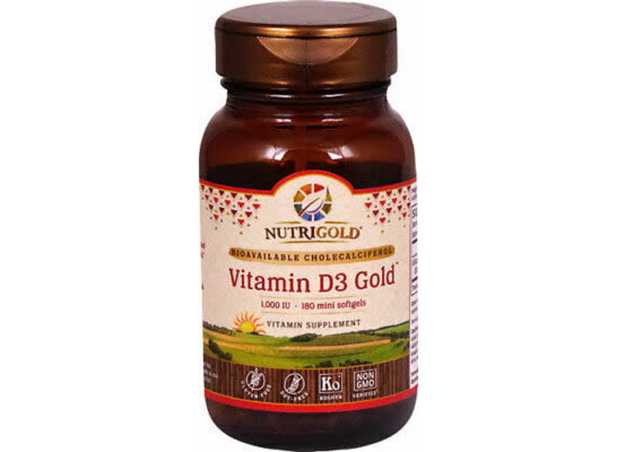 Vitamin D3 Gold - 1,000 IU  60cap