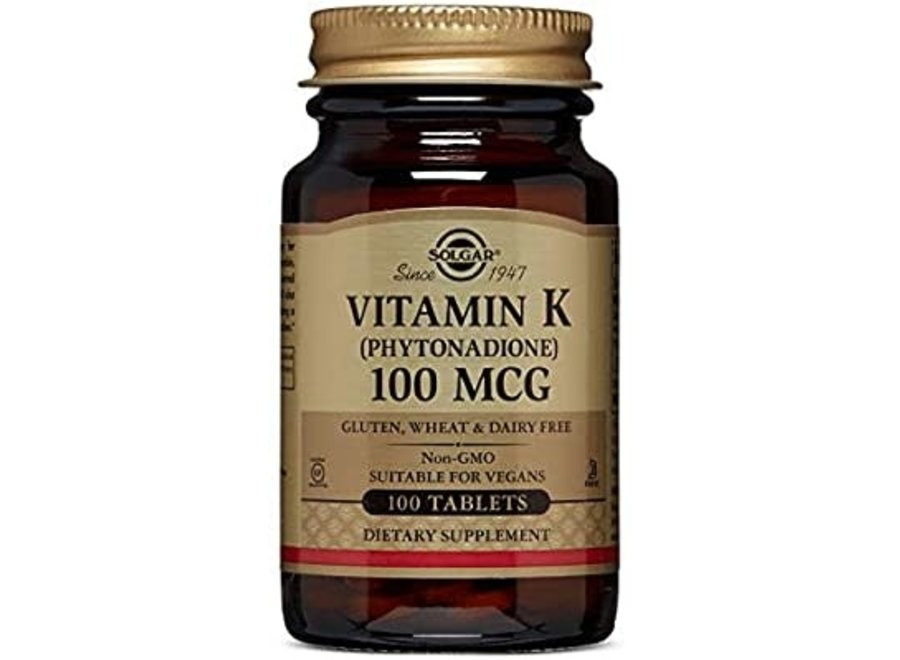 Vitamin K 100 mcg Tablets 100